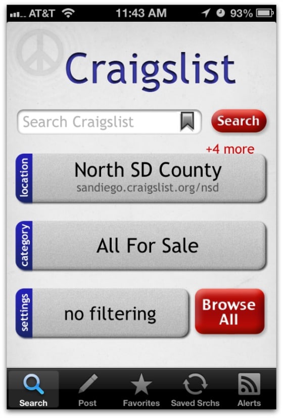Craigslist iPhone app - The Accidental Picker