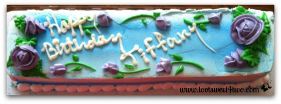 Happy Birthday cake for Tiffany