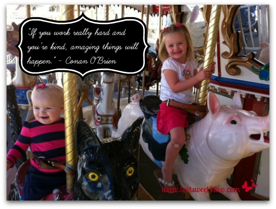 Princesses P on a carousel - Amazing Things