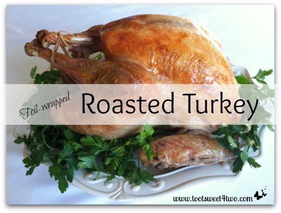 Foil wrapped Roasted Turkey cover