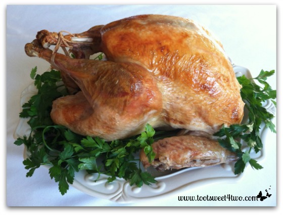Roasted Turkey on a platter