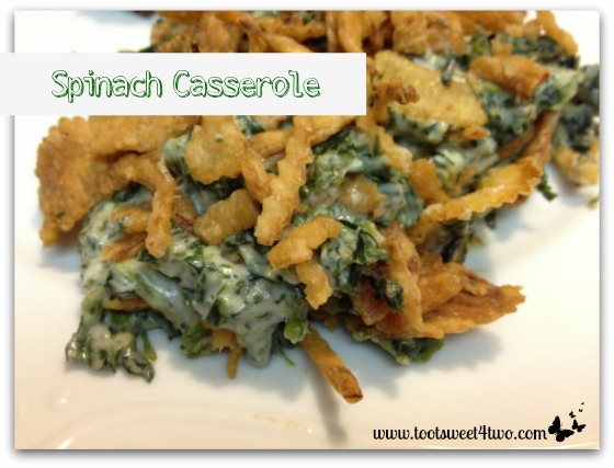 Spinach Casserole cover