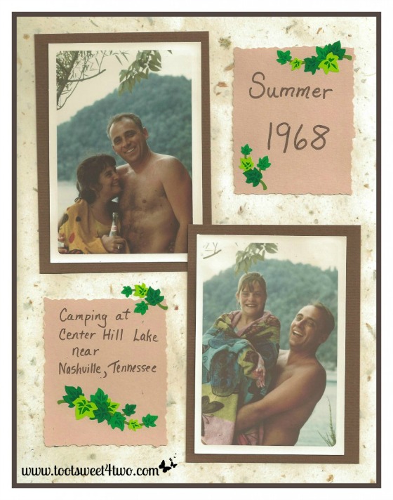 Camping - scrapbook pages - The Family Man