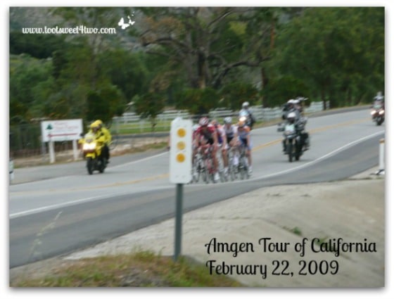 Amgen Tour of California - first cyclists