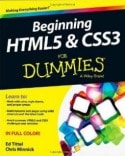 Beginning HTML5 for Dummies 125x156
