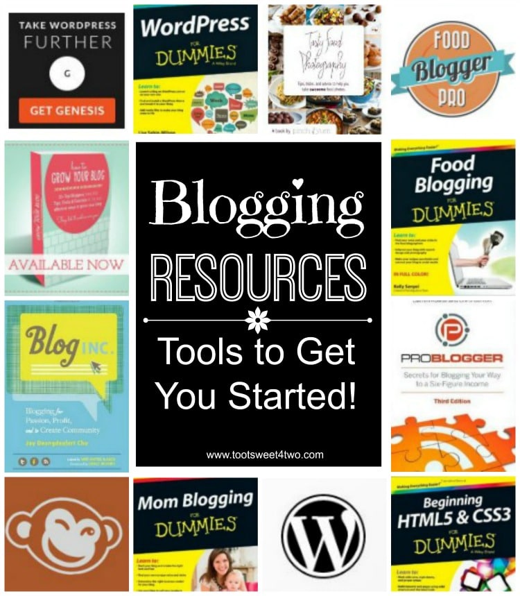 Blogging Resources cover collage