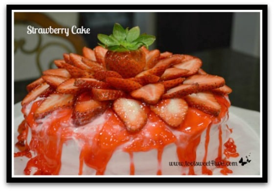 Strawberry Cake top