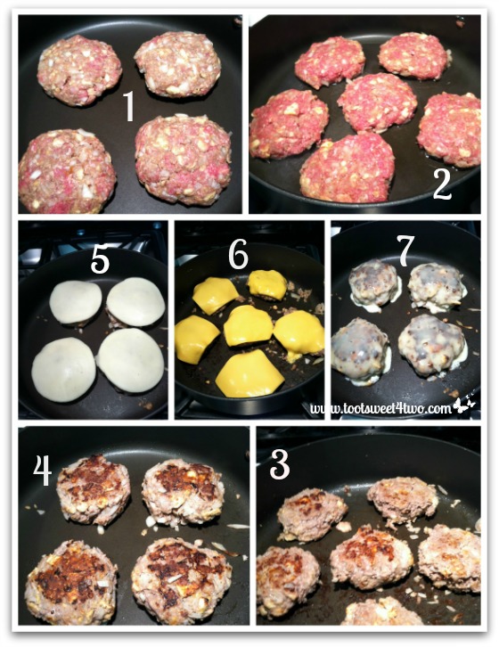 Cooking Doctored Hamburgers