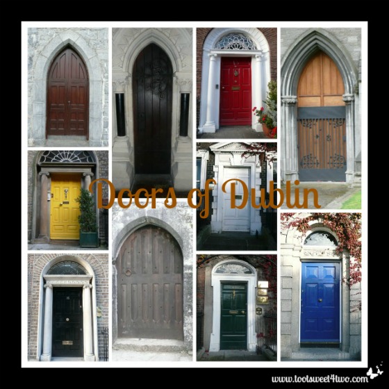 The doors of Dublin, Ireland