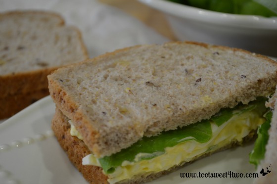 Egg Salad Sandwich with Bibb lettuce