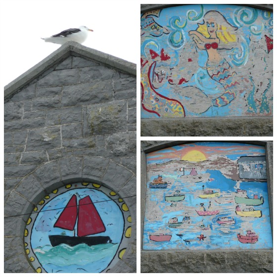 Murals at the Ferry Landing