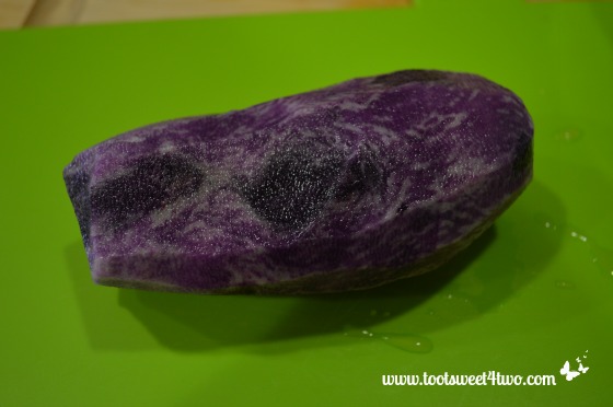 Peeled Purple Potato