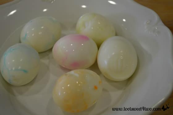 Peeled Easter Eggs