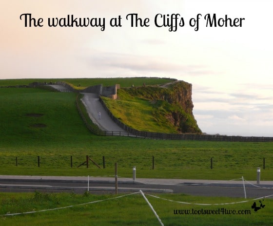 The walkway at The Cliffs of Moher