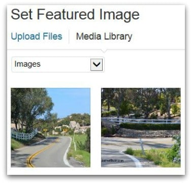 Select Featured Image