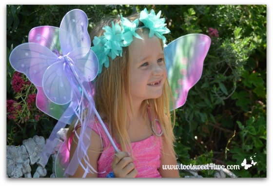 Fairy and her butterfly scepter