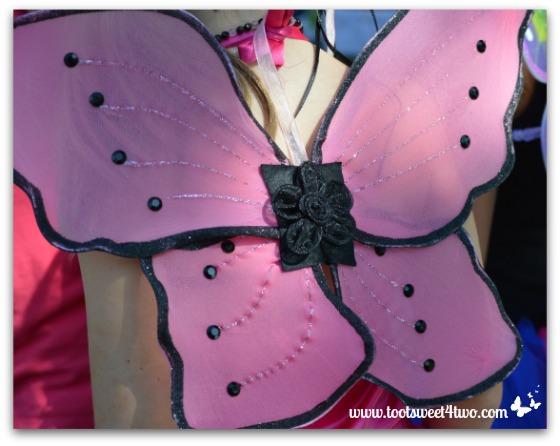 Pink and Black Fairy Wings