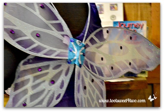 Purple and Cream Fairy Wings