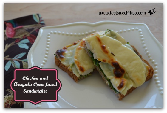 Chicken and Arugula Open-faced Sandwiches cover