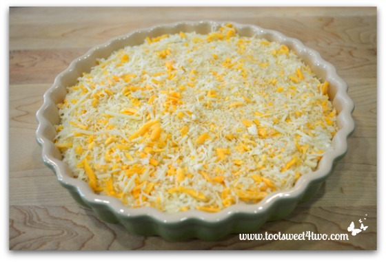 Add cheese and panko mix to Lite Cheesy Jalapeno Popper Dip