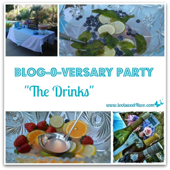 Blog-o-versary Party Drinks