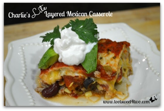 Charlie's Lite Layered Mexican Casserole cover