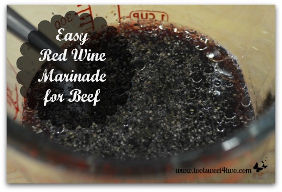 Easy Red Wine Marinade for Beef