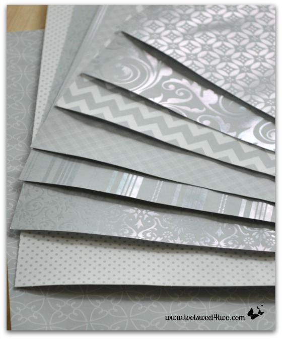 Select scrapbook cardstock for the signs