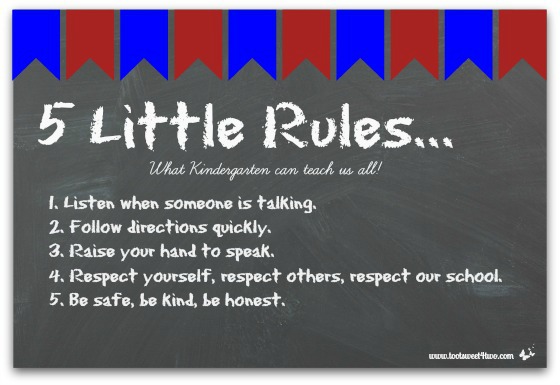 5 Little Rules