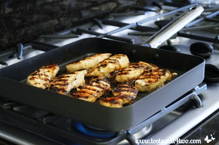 Flip chicken on grill pan - Grilled Balsamic Chicken Breast Tenders