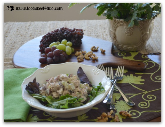 Food photo styling for Grilled Balsamic Chicken Salad