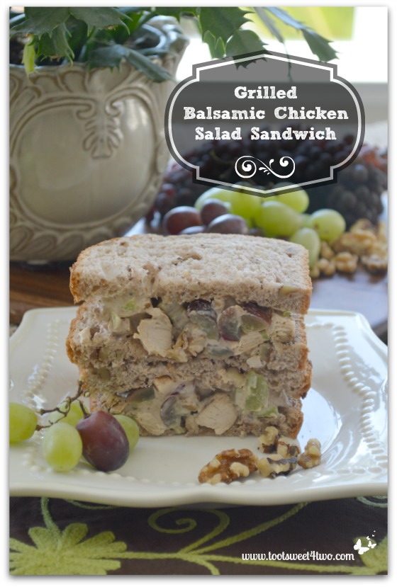 Grilled Balsamic Chicken Salad Sandwich Pinterest