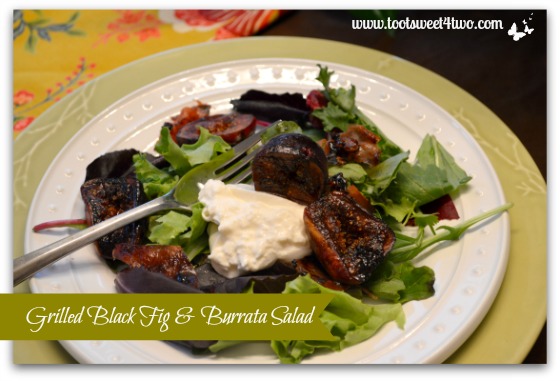Grilled Black Fig and Burrata Salad