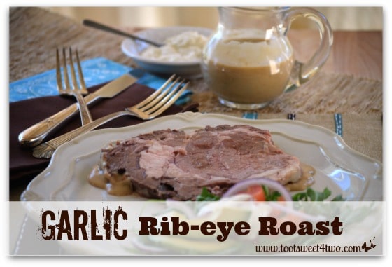 Garlic Rib-eye Roast
