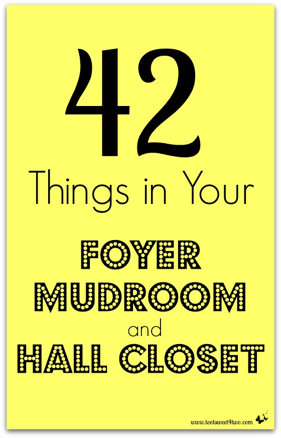 42 Things in Your Foyer, Mudroom and Hall Closet cover