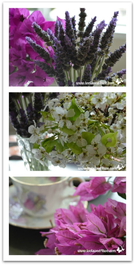 Flowers for the tea table - The Charms of Afternoon Tea