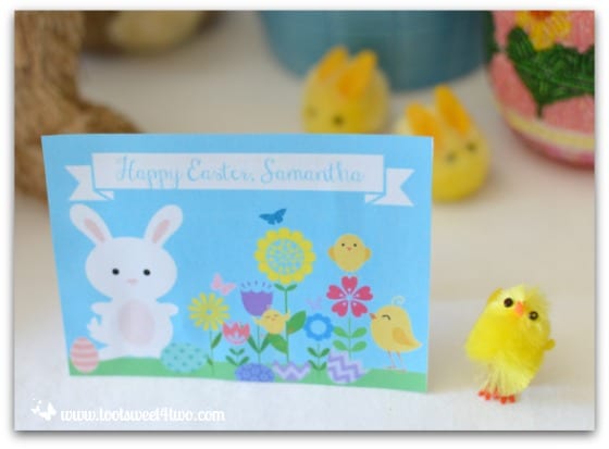 Easter Placecard - Samantha - Decorating the Table for an Easter Celebration