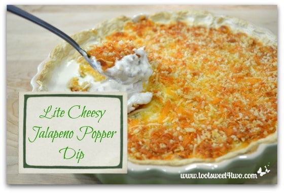 Lite Cheesy Jalapeno Popper Dip