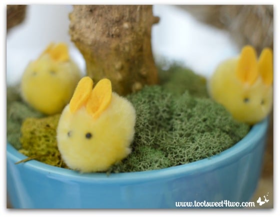 Yellow Easter Bunnies - Decorating the Table for an Easter Celebration