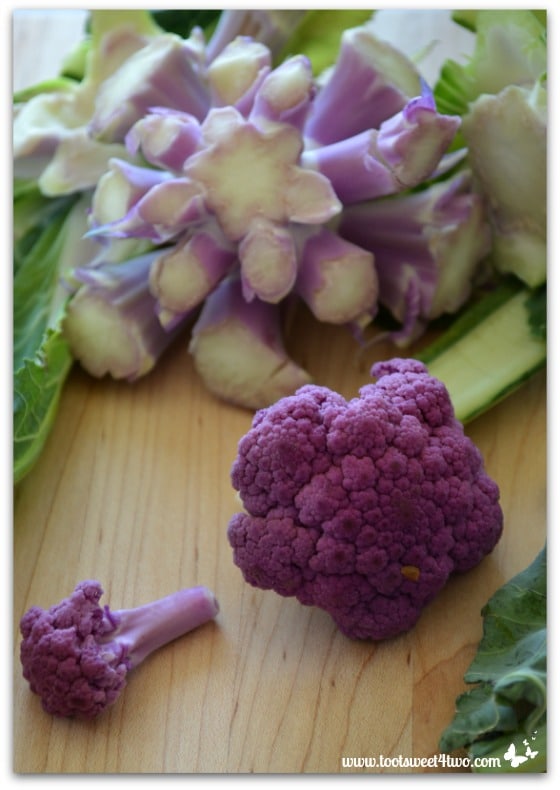 Deconstructed Purple Cauliflower - Creamy Purple Cauliflower Soup