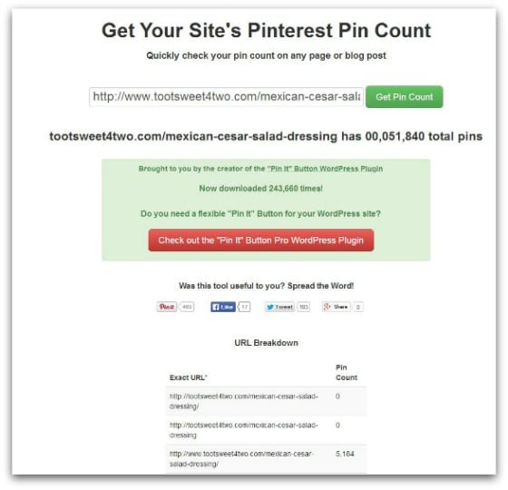 Get Your Site's Pin Count - Monthly Income Report April 2014