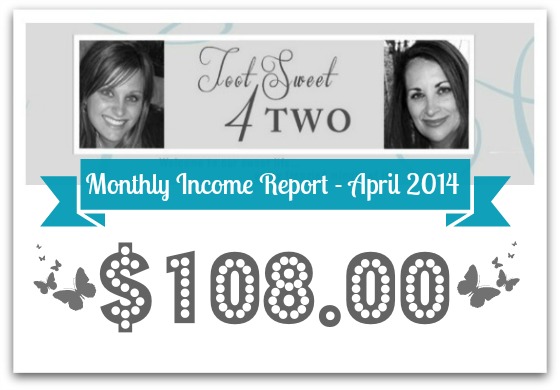 Monthly Income Report April 2014 cover