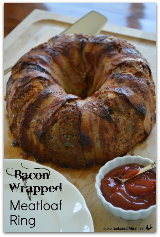 Bacon Wrapped Meatloaf Ring - Pic 1