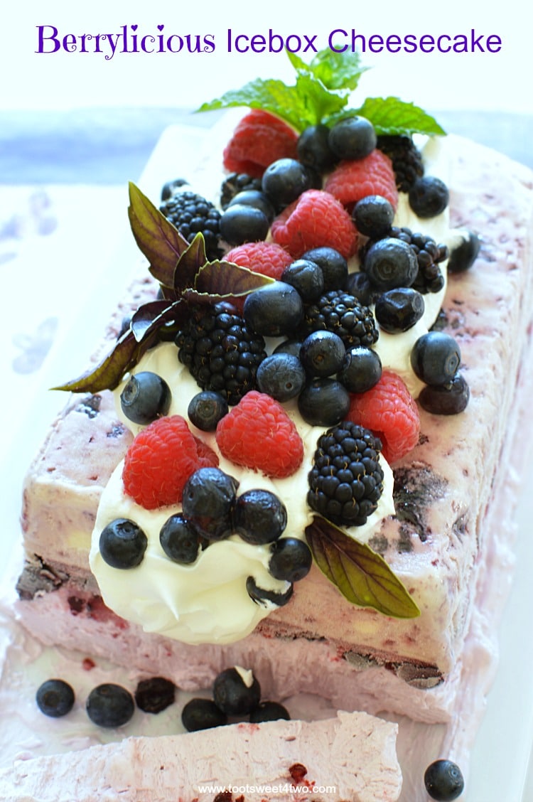 Berrylicious Ice Box Cheesecake