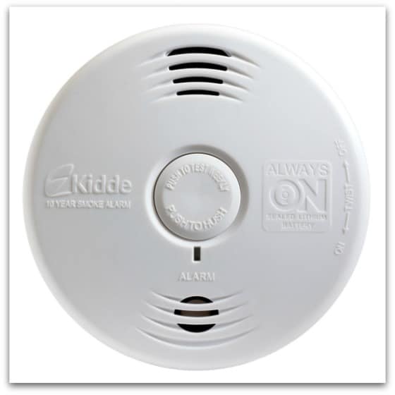 Kidde bedroom unit straight med - Smoke Alarms are you ready