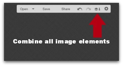 PicMonkey Basics - Edit a Photo - Combine all image elements tool