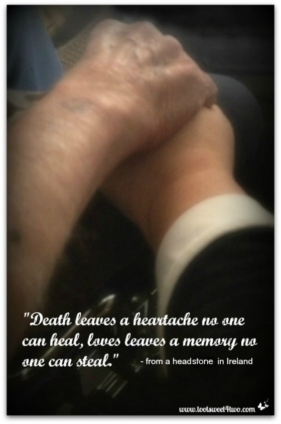 Love Leaves a Memory - Dad holding my hand