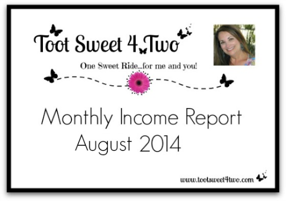 Monthly Income Report August 2014 cover