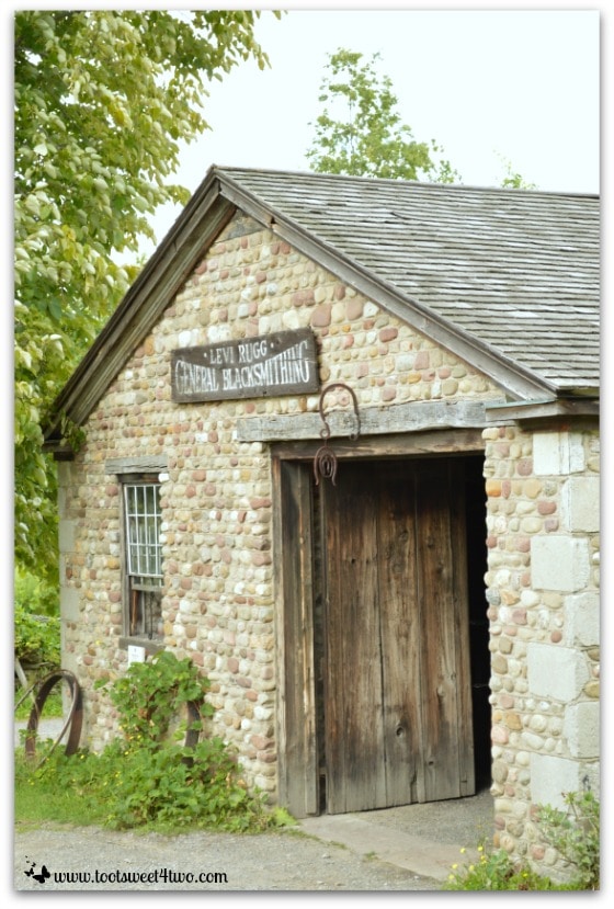 Stone Blacksmith Shop at Genessee Country Village