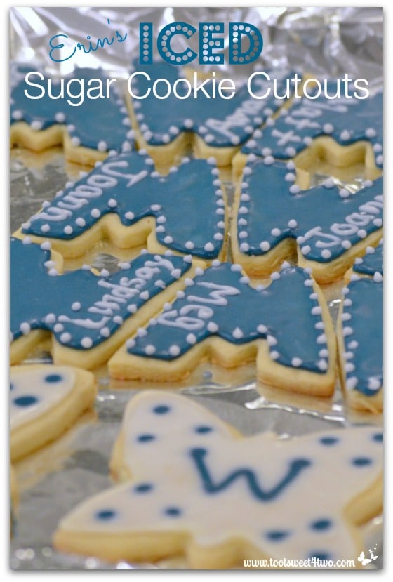 W Cookies - Erin's Iced Sugar Cookie Cutouts